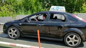 Упражнение эстакада на автодроме