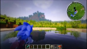 Minecraft mod Classic Sonic Custom Animations  Steve release