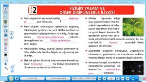 FİZİK (9.SINIF) 1.DERS (13.HAFTA)