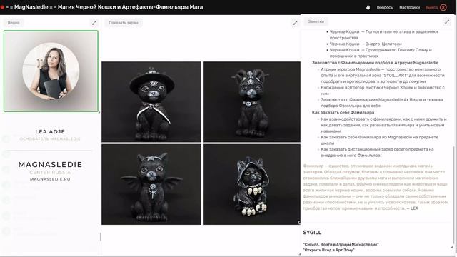Магия "Черной" Кошки. Фамильяры Мага — артефакты Magnasledie