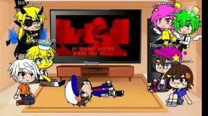 KM1: Cartoons React To FNAF They'll Find You Song By Fandroid Music