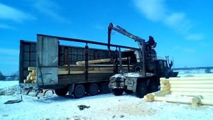 Погрузка и перевозка сруба в Калужскую обл. 89271904521