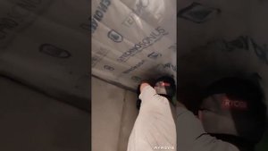 Монтаж Термозвукоизоль на потолок.