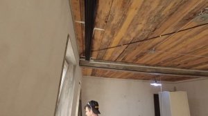 Чёрная гардина | Имитируем теневое примыкание к стене