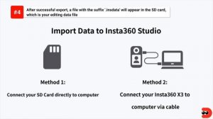 Insta360 X3 | Перенос данных с приложения Insta360 в Insta360 Studio