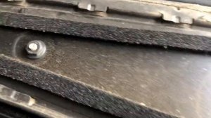 Мерседес R230 - окантовка заднего стекла