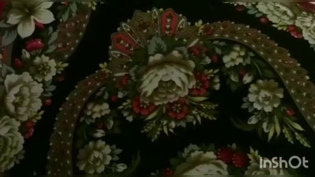 Павлопосадский платок Молодушка.