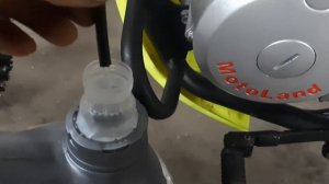 Как работает бензокран на китайском эндуро мотоцикле MotoLand XR 250 Lait 2021