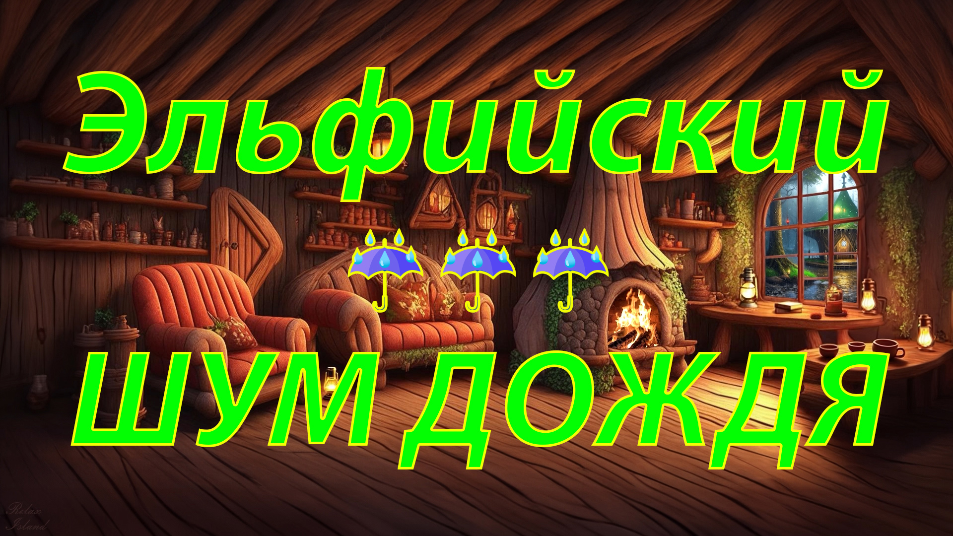 ? Эльфийский шум дождя и пение птиц для души и исцеления нервов ☔️ Лечебные звуки природы для сна