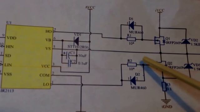 Управление полевым транзистором. Ускорение закрытия. смотреть онлайн