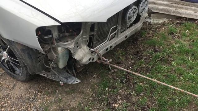 Ремонт кузова и лонжерона без гидравлики.