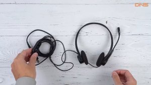 Распаковка Logitech PC 960 Stereo Headset / Unboxing Logitech PC 960 Stereo Headset