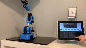 JavaScript Robot Control demo with Weintek HMI EBPRO + @NiryoRobotics
