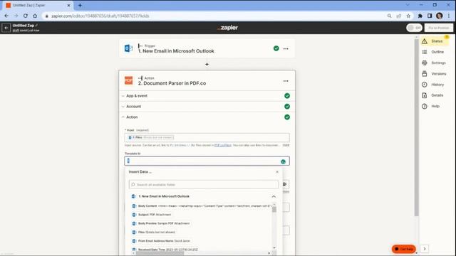 Extracting PDF Data from Email Attachment using PDF.co and Zapier смотреть онлайн
