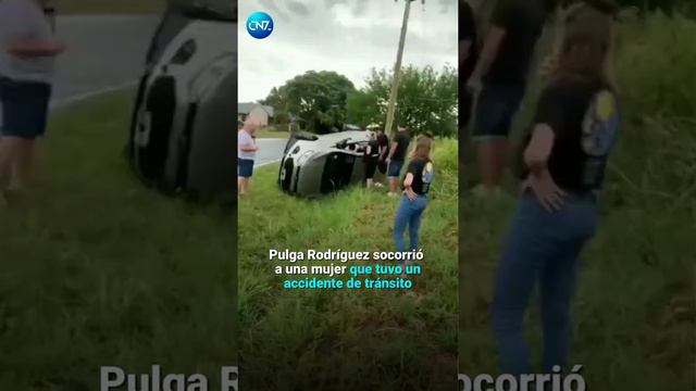 El "Pulga" Rodríguez se vistió de héroe🦸♂️