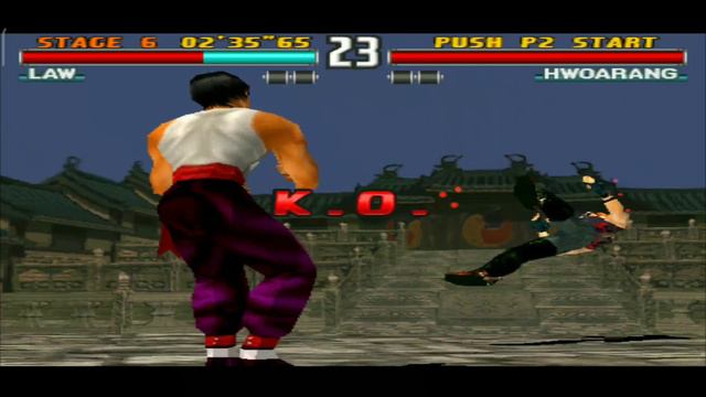 Tekken 3 Law (Arcade Mode) смотреть онлайн