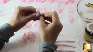 МК Пион махровый из Холодного фарфора 1 часть- мастер Чулпан Хисмеева