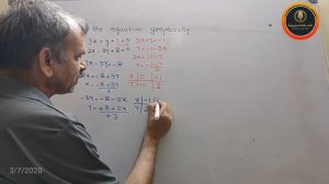 Solve the following of equation graphically 3x+y+1=0  2x -3y+ 8=0