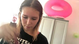 как покрасить волосы тоникой в синий ,крашу волосы дирекшн цвет фламинго .окрашивание сплит