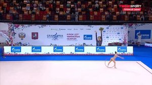 Елизавета Пластиная  обруч художественная гимнастика Гран-при Москва 2021 финалы