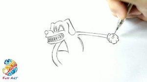 How To Draw Cartoon Dog, How To Draw Cartoon Cat Fnf, How To Draw Friday Night Funkin Characters.