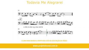 Todavia Me Alegrarei (Versão de Estudo) - Leandro Soares - Partitura para Trombone (COVER)