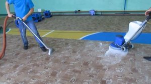 Чистка ковров роторной машиной XINBA H6503