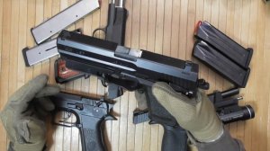 Пистолеты в 45 калибре, идея после общения