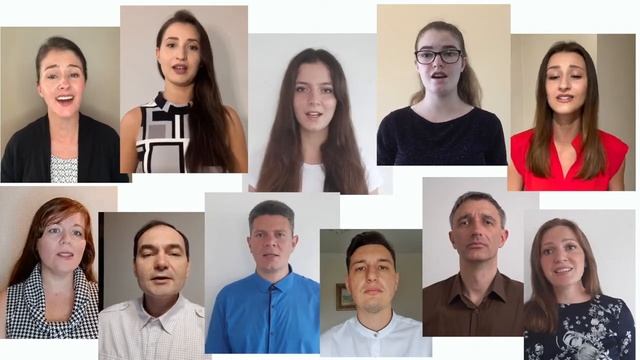 Bиртуальный хор ,,В минуту жизни трудную"