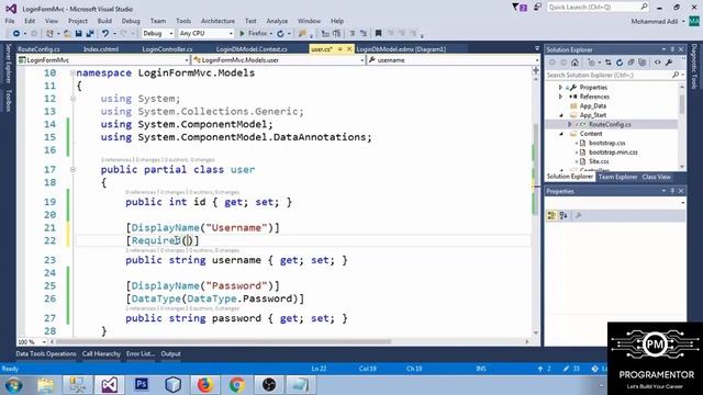 38 | Creating Login form, Logout Using Session And Entity Framework In ASP.NET MVC (Hindi/Urdu)
