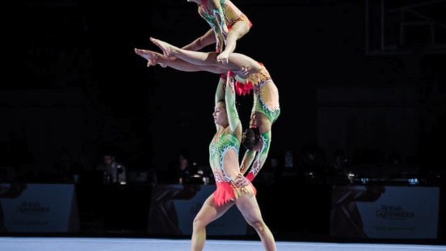 Jolie Coquine - acrobatic gymnastics floor music смотреть онлайн