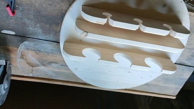 винная полка DIY.