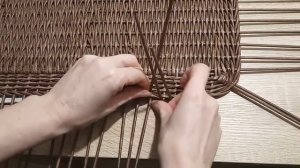 Просто короб/2 часть/крышка/из газетных трубочек