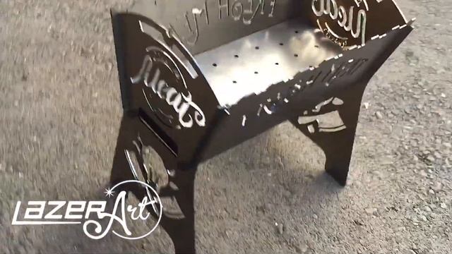 Мангал с поддувалом FRESH MEAT из 3мм стали смотреть онлайн