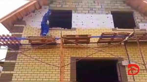 Строительство двухэтажного дома 120 м2 из блока.