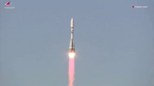 Запуск ракеты с космодрома восток
