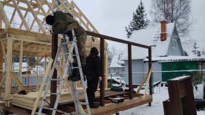 Каркасный дачный домик 8,5х5 #6