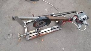 отрезной станок по металлу с мотором от стиралки