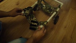 Инвалидная коляска для собаки своими руками DIY IDEAS MADE disabled carriage
