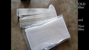 Replacing the cabin air filter on a 2014 Nissan Sentra (1.8)