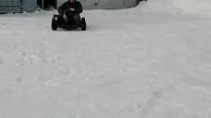 Пробный выезд картинга АК 77