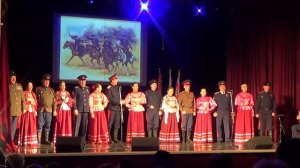 Ансамбль казачей песни РУСЬ г Конаково на фестивале КАЗАЧИЙ КРУГ 23 02 2017 года
