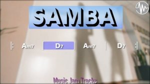 Samba Jam For【Bass】G Major 120bpm No Bass BackingTrack