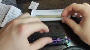 Нож бабочка Шершень "Балисонг"- распаковка