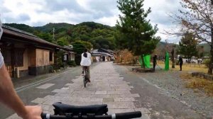 4K Kyoto Japan - Explore Arashiyama Bamboo Forest and Shopping Street By Bicycle | 嵐山京都