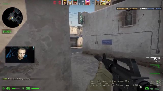 Егор Крид и S1mple играют в CS:GO (Стрим)