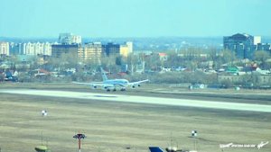Новый Ил 96 300. Первый полет. Воронеж. ВАСО.