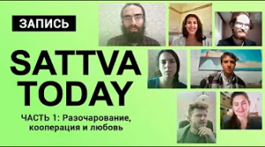 Запись Sattva.today. Часть 1: Разочарование, кооперация и любовь