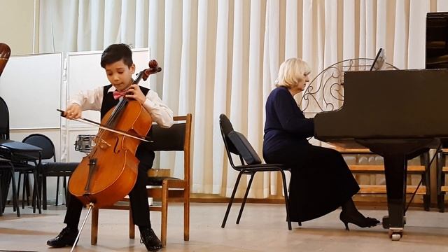 Владимир Федотов Виолончель пьеса "Весельчак"