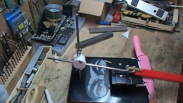 Заточка веневскими алмазами ножа